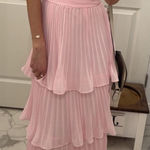 Lulus Seriously  Sensational Light Pink Strapless Tiered Maxi Dress Photo 0