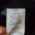 Vince Textured Tweed Boxy Top Blouse S Small black grey wool blend Photo 9