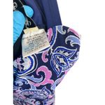 Alisha Levine Swimdress Plus 22W Swim Bathing Suit One Piece Paisley Blue Pink Photo 4