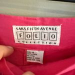 Saks 5th Avenue Saks Fifth Avenue Linen Pink Button Down Short Sleeve Blouse with Shorts Photo 5