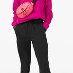 Lululemon  Keep Moving Jogger in Black Size 14 Loungewear Pant Athleisure Photo 0