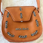 Tan Leather Crossbody Brown Photo 0
