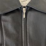 Jacqueline Ferrar  Black Leather Jacket vintage Photo 7