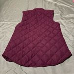 Laura Scott  Maroon Quilted Vest Photo 1