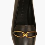 Veronica Beard  | Champlain Chain Pointed Toe Flat | 6.5  | Black with Gold Photo 3