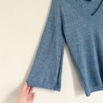 White House | Black Market  Wool Women’s 3/4 Drama Sleeve Sweater Blue Size Small Photo 8