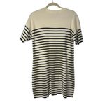 Tuckernuck Breton Stripe Sweater Dress Small Ivory Navy Coastal Preppy Casual Photo 3