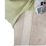 Flax ‎ Top Short Sleeve Blouse T-Shirt Linen Lime Green Size XS Photo 6