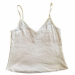 The Limited NWT VTG 90s Y2K  Cream Spaghetti Strap Cami Knit Tank Top Romantic M Photo 0