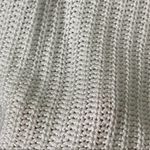 Main Strip  Loose Fit V-Neck Fringe Crop Sweater Size Small Photo 4