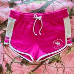 Abercrombie & Fitch y2k hot pink + white mini shorts Photo 7