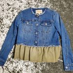 Anthropologie  Pilcro Flounce Denim Jacket Photo 1