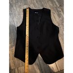 Madewell Women's Black Wool Blended Fitted Button Vest Top Size 12 Photo 7