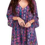 Show Me Your Mumu Donnie dress rare jaguar print mini swing dress long sleeves Photo 8