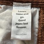 PacSun Women’s High-Rise Rustic Brown Corduroy Carpenter Pants Photo 5