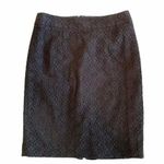 Banana Republic  Black‎ Eyelet Lace Skirt 2P Summer Spring Office Wear Petite Photo 0