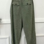 Madewell Corduroy High-Rise Tapered Pants Distant Surplus Green Size 0 Photo 3