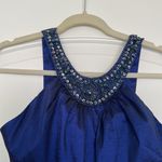 R & M Richards NWT  Formal Royal Blue Maxi Dress Prom Homecoming Sequins Beads Sz 6 Photo 5