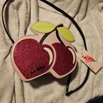 Betsy Johnson Luv Betsy Pink Cherry Shaped Crossbody Purse Photo 0