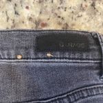 Garage  Gray High Rise Jeans with Black Floral Pattern Photo 5