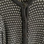 Banana Republic Black & Grey Pattern Knit Cardigan Photo 2