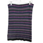 Lauren Ralph Lauren Skirt Womens M Petite Black Purple Fair Isle Stretch Career Size undefined Photo 3