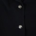 Womens Vintage Dress Shirt or Light Blazer Tailor Made Black Size Medium Photo 6