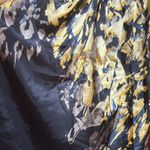 T Tahari Tahari Jewel Tone Watercolor Tie Dye Print Satin Halter Top Blouse Size Large Photo 1