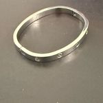 Silver Bangle Bracelet Photo 3