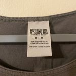 PINK - Victoria's Secret VS PINK Victoria’s Secret Black White Logo Crew Neck Tank Top Size‎ Medium Photo 2