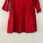 Tuckernuck Fiery Red Royal Shirt Dress Size S Photo 3