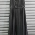 JJ's House Dress Women's Size 18W Gray Embroidered Sequin Formal Maxi Photo 1