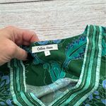 Celina Moon Boho Maxi Dress Green and Blue Pattern Size Large Photo 9