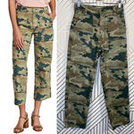 Free People ‎ Remy Camouflage Pants in Moss Green Photo 1