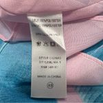 Buddy Love Women’s Tie Strap Tank Top Size XS Blue Pink Feather Photo 4