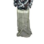 Camouflage Maxi Dress, 2XL, sheer skirt, casual, party, costume, fall, buttons Green Size 2X Photo 9