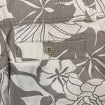 Roxy Floral Tropical Tan and White Mini Skirt Size 3 Photo 9