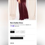 🌸AMTIOUS Nora feather Dress ✨ Purple Size M Photo 2