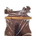 Velvet Cold Shoulder Beaded Cocktail Dress Mauve Party Elegant Size M Velour Pink Photo 5