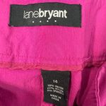 Lane Bryant  Women's Office Workwear Casual Cropped Stretch Pink Pants Size 14 Photo 1