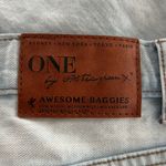 One Teaspoon ‎ Awesome Baggie Jeans Blue Light Wash Highly Destroyed Distressed Photo 7
