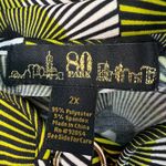 80 Park Top Womens 2X Stretch Casual Workwear Career Contemporary Feminine Green Photo 1