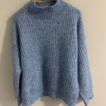 FRNCH  Mock Neck Oversized Knit‎ Sweater Size Medium/Large Photo 0
