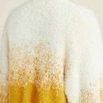 Anthropologie Senna Eyelash Fuzzy Ombre Poncho Orange Size L Photo 1