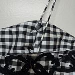 Marisa Baratelli Womens 100% Thai Silk Gingham Bustier Corset Boned In Sz 10 VTG Photo 4