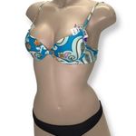 Recco brazilian floral print bikini set NWT Blue Photo 2