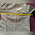 LISSEO Long Sleeve Button Down Shirt Black White Striped Made in Japan Women's S Multi Photo 4