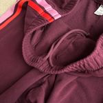 PINK - Victoria's Secret  Burgundy Joggers with Red and Pink Stripes Photo 5