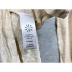 Athleta Beige Linen Long Sleeve Womens Top Size S Photo 3