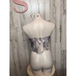 Timing  Marble Print Satin Cami Crop Top Size Small Photo 5